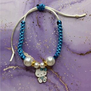 Handmade adjustable Hello kitty adjustable bracelet